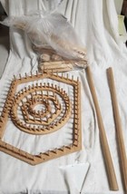 Large Lot of Bunce Looms Wood 41 15 3 1 Round Oblong Knitting Frames Wea... - $99.99