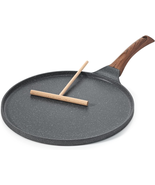 Nonstick Crepe Pan, Swiss Granite Coating Dosa Pan Pancake Flat Skillet ... - $829.44 MXN