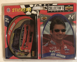 Jeff Gordon Stickers Collectors Choice Upper Deck Jeff 1998 New In Package T4 - $4.95