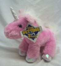 The Petting Zoo SOFT PINK UNICORN PONY 8&quot; Plush STUFFED ANIMAL TOY NEW - £14.61 GBP