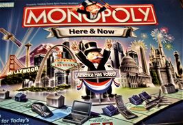 Monopoly Board Game - Here &amp; Now (America Has Voted!) Board Game - $22.00