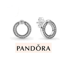 925Silver Pandora Earrings, Minimalism Studs,Birthday Gift,Gift For Her  - £12.78 GBP
