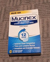 Mucinex 12-Hour Chest Congestion Expectorant 600 mg - 68ct (P14) - £18.29 GBP