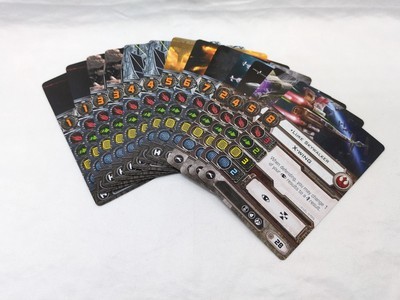 (13) X-Wing Miniatures Game Ship Cards - £8.92 GBP