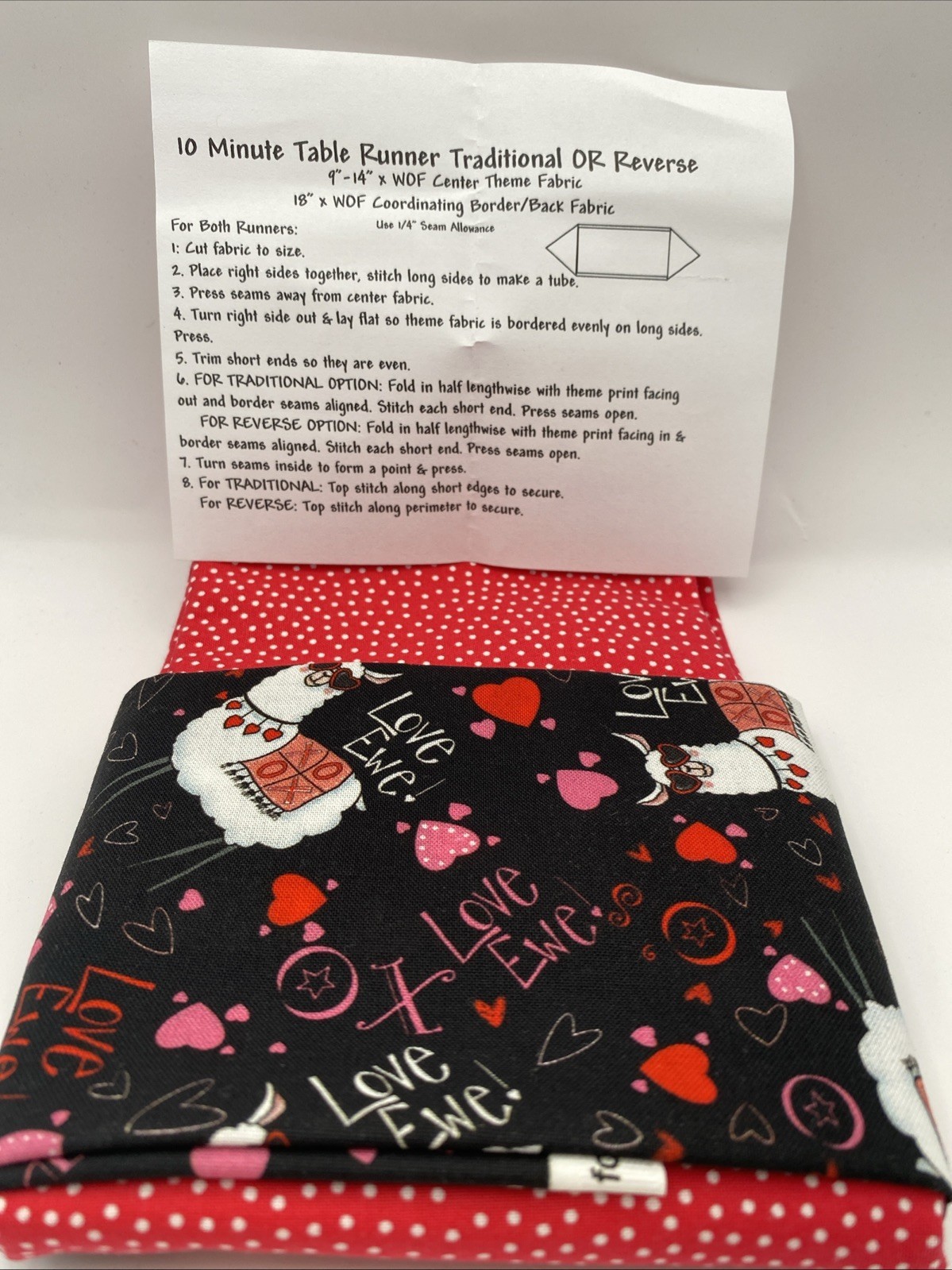 10 Minute Table Runner Quilting Kit NEW - $14.24
