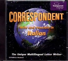 Correspondent - Write and Translate in Italian PC-CD Windows - NEW in Jewel Case - £3.98 GBP