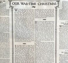 1917 World War 1 War Time Christmas Youth&#39;s Companion Full Page Article ... - $56.04 CAD