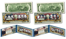 Confederate &amp; Union Generals Of The American Civil War $2 U.S. Bills - Set Of 2 - £18.65 GBP