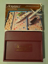 Vintage Scrabble Travel Edition Crossword Game in Plastic Case 1977 - £12.26 GBP