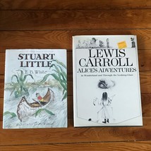 Lot Of 2 Special Read-Around Edition Stuart Little By White &amp; Lewis Carroll - £8.28 GBP