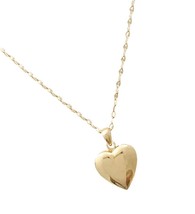 Heart Locket Necklace in Gold, Rose Gold, or - £81.88 GBP