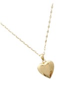 Heart Locket Necklace in Gold, Rose Gold, or - £80.74 GBP