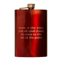 8oz RED Now Is the Time Flask L1 - $21.55