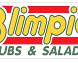 Blimpie Subs Sticker Decal R378 - $1.95+