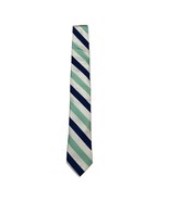 Nautica Tie Silk Blend Wide Mixed Blue Diagonal Stripe Preppy Academia C... - $18.45 CAD