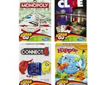 Hasbro Family Grab and Go Variety Pack Bundle: Clue, Monopoly, Connect 4... - $51.99