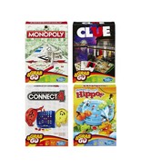 Hasbro Family Grab and Go Variety Pack Bundle: Clue, Monopoly, Connect 4... - £51.59 GBP