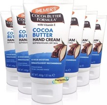 6x Palmers Cocoa Butter Hand Cream With Vitamin E - 60g - £22.39 GBP
