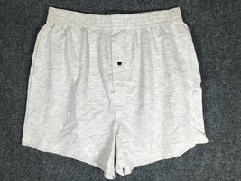 Pride USA Boxer Style Shorts Medium M Men/Teens Gray Elastic Waist Regular - $10.44