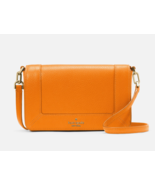 New Kate Spade Lena Mini Flap Crossbody Pebble Leather Zinnia with Dust bag - $140.98 CAD