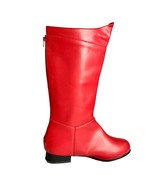 Pleaser Men&#39;s Hero Boots Engineer Red Patent Medium Festival Costume Cos... - £47.94 GBP