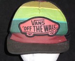 VANS Off the Wall Rainbow Stripe Trucker Mesh Snapback Adjustable Baseba... - $19.75
