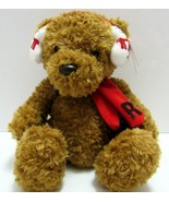 Aurora Wagner Plush Bear with Snowman Ear Muffs and Scarf Stuffed New NWT - £28.18 GBP