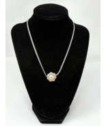 Vintage Christian Dior Faux Pearl &amp; Rhinestone Sun Necklace - $113.99