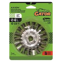 Gator 4 in. Coarse Knotted/Twisted Wire Wheel Brass Coated Steel - $15.95