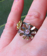 Very Beautiful Kunzite Ring, 925 Silver, Size 9 US, Some Copper Overlay - $33.66 CAD