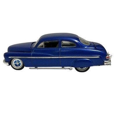 Vintage Ertl American Muscle 1949 Mercury Custom 1/43 Blue Diecast Car Item image 2