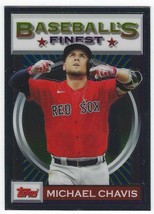 2020 Topps Finest Flashbacks #26 Michael Chavis - Boston Red Sox - £3.12 GBP