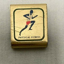 Vintage Boy Scout Physical Fitness Patch Pin Clip - £4.35 GBP