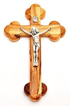 Olive Wood Cross Made in Bethlehem Jerusalem (Size L/13 x W/8 cm) - $12.64