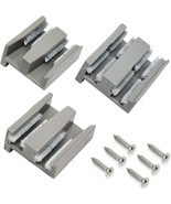 Sliding Shower Door Bottom Guide Assembly With Grey Fluff, 8Mm (1/3 Inch), - $25.93