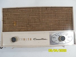 Vintage Zenith Consoltone AM Radio No. S-47893 Works - £27.54 GBP