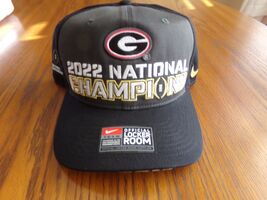 GEORGIA BULLDOGS "2022 National Champions" Black/Gray Hat OSFA SnapBack $35 - $14.84