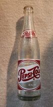 VTG 10oz Sparkling Pepsi Cola Bottle Warrenton Virginia Embossed Red Script - $23.99