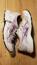 Asics Gel Contend 5 Women&#39;s Shoes Size 7.5 NICE Purple White Athletic Ladies - £11.59 GBP