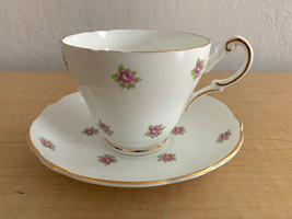 Vintage 1970s Regency Bone China Gold Trimmed Teacup &amp; Saucer Made in England - £17.85 GBP