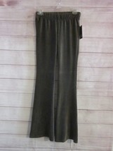 Wild Fable Flare Pants Green Corduroy Size XSmall Pull On Stretch Ribbed... - $12.99