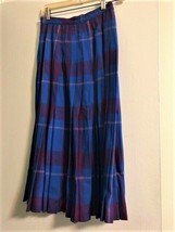 Vintage Rene Portier Wool Pleated Skirt - $79.00