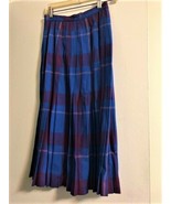 Vintage Rene Portier Wool Pleated Skirt - $107.58 CAD