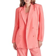 Steve Madden Women&#39;s Baldwin Oversized Blazer Pink B4HP $99 - $17.95+