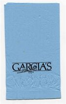 Garcia's Mexican Food Restaurant Dinner Napkin Phoenix Arizona  - $11.88