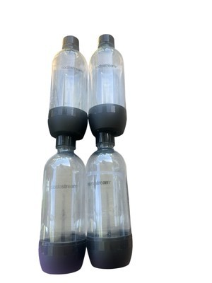 SET OF 4 Genuine Soda Stream Sparkling Water 0.89QT  Replacement Bottles - $12.00