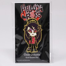 Helluva Boss Chibi Octavia Gold Enamel Pin Official Vivziepop - £31.28 GBP