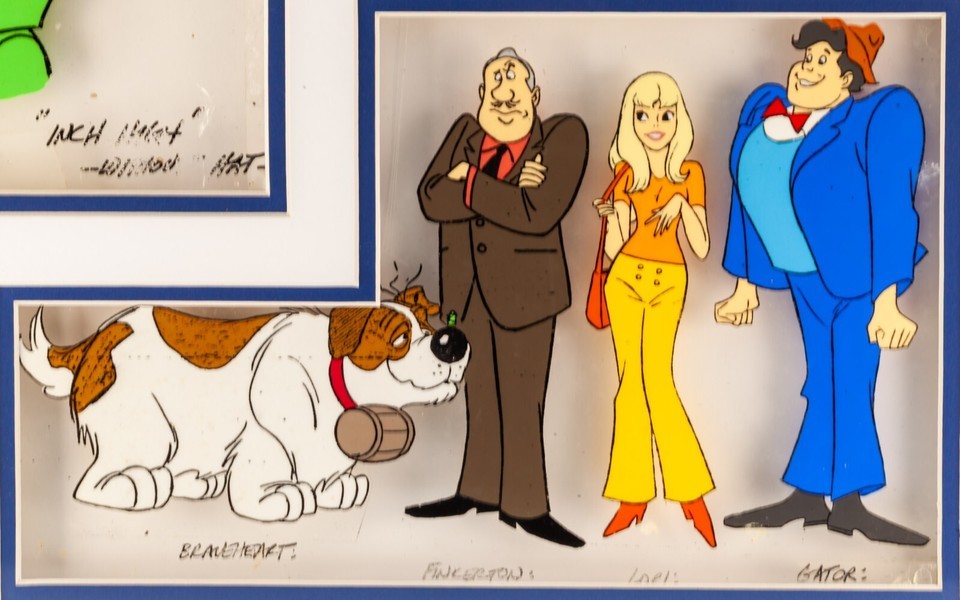 Original Inch High Private Eye " Painted Animation Cel Collage By Hanna-Barbe... Item image 4
