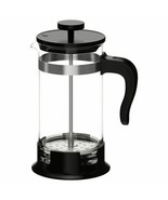 New UPPHETTA French press coffee maker, glass, stainless steel, 34 oz - $16.82