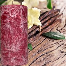 Sandalwood Vanilla Musk Scented Palm Wax Pillar Candle Hand Poured - £19.69 GBP+